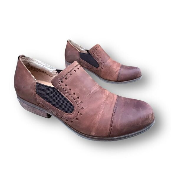 Kork’s by Kork-Ease Whiskey Brown Leather Ankle Booties shoes Women’s size 7 - Picture 14 of 16